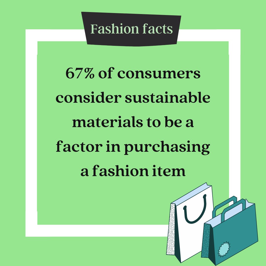 Urbanspacesleg1's tweet photo. Fashion Facts! 👕

A growing number of people are driven by sustainability in their purchasing decisions.  Jumping on this trend and researching before you buy can significantly reduce your carbon footprint. 

#fashionfacts #environment #ecofriendly #recycling #reducereuserecycle https://t.co/WLFgvnM4CN