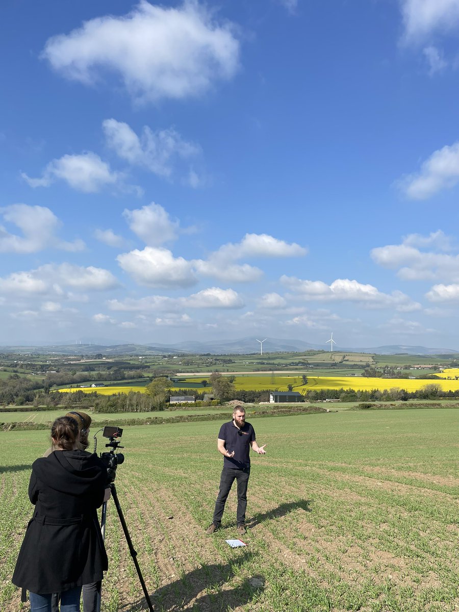 johncrowleyjc's tweet photo. Here filming today @whisky_com making the most of the view! Under the watchful eye of @WaterfordStills    @WaterfordWhisky https://t.co/d60v8oRsuO
