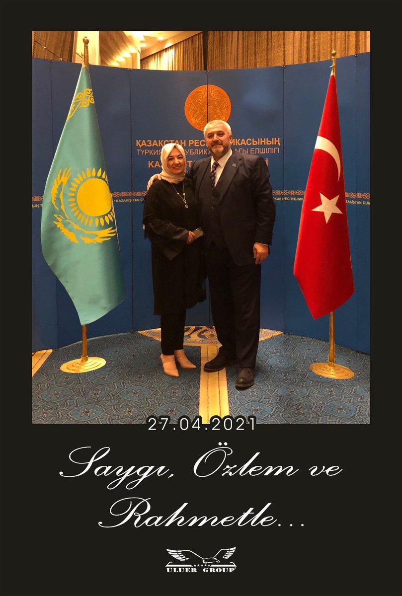 Dr.Halil Uluer ve Fatma Uluer’i vefatlarının yıl dönümünde saygı, özlem ve rahmetle anıyoruz.

Uluer Group Kurucusu, Kazakistan Cumhuriyeti Fahri Konsolosu, Türk Dünyası Türkmen Beyi <a href="/DrHUluer/">Dr.Halil ULUER</a> ve kıymetli eşi Fatma Uluer, bugün (27/04) 18:00’da kabirleri başında anılacaktır.