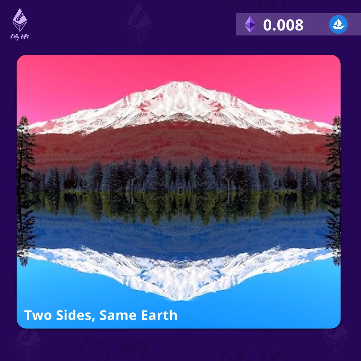 artlynfts's tweet photo. Mount Shasta Collection 🤩
Explore the full collection on OpenSea
This 11 piece collection exhibits the artistic interpretations of a spiritual trip to Mount Shasta where artist's femininity, reflections and presence intertwine with the surrounding nature.
https://t.co/anOFxx1Gop https://t.co/Qvv7090Bvv