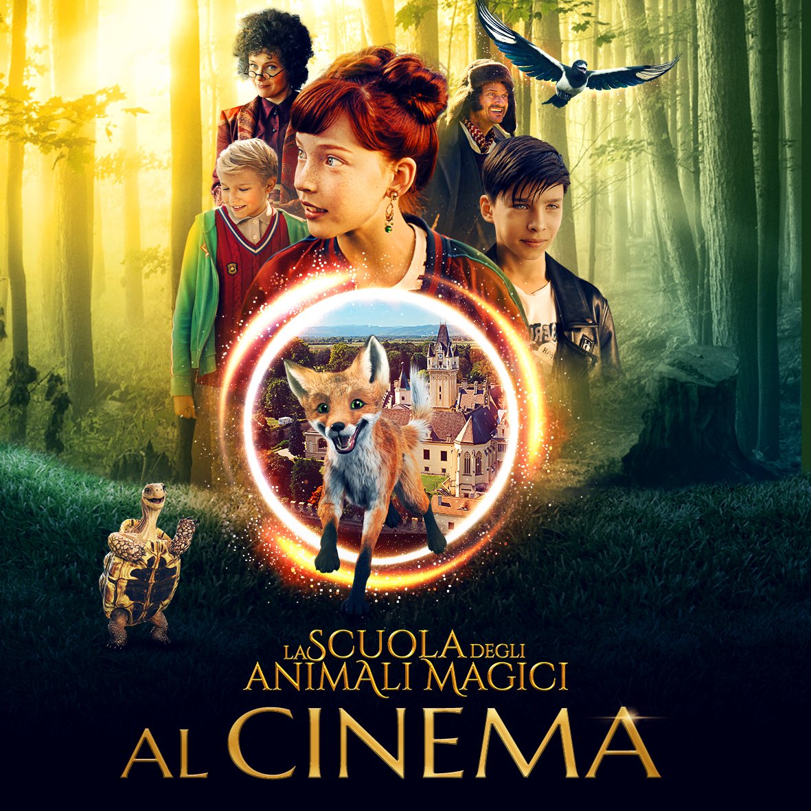 🦊 🐢 Tratto dalla collana #bestseller di libri per ragazzi, è ora AL CINEMA #LaScuolaDegliAnimaliMagici: un'avvincente storia di amicizia, magia e avventura!  ✨

#alcinema #28aprile