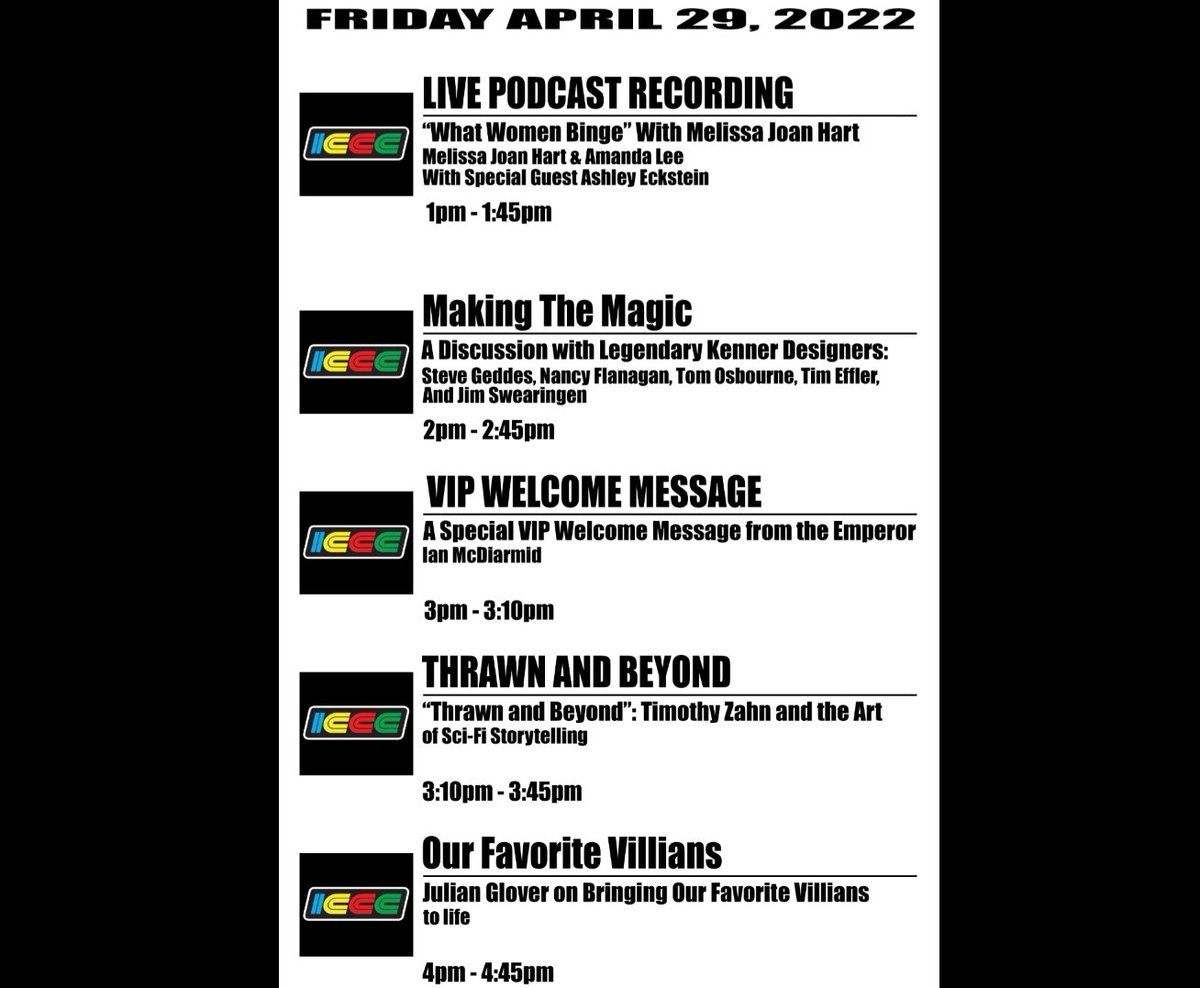 ICCCNashville's tweet photo. The panel lineup this year at #iCCCon is amazing! I am way too busy on those days to hang out and watch panels so please enjoy them for me look at this incredible lineup for the VIP exclusive day!
#stageshow #panel #vipexclusive #viponly #vip #scificonvention #comicon #starwars https://t.co/aMSWvmqntQ
