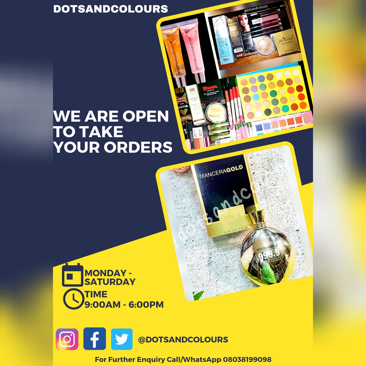 dotsandcolours's tweet photo. Hello guys .... We are open to take your orders..... hurry Now.... https://t.co/7KkoSHbaBS