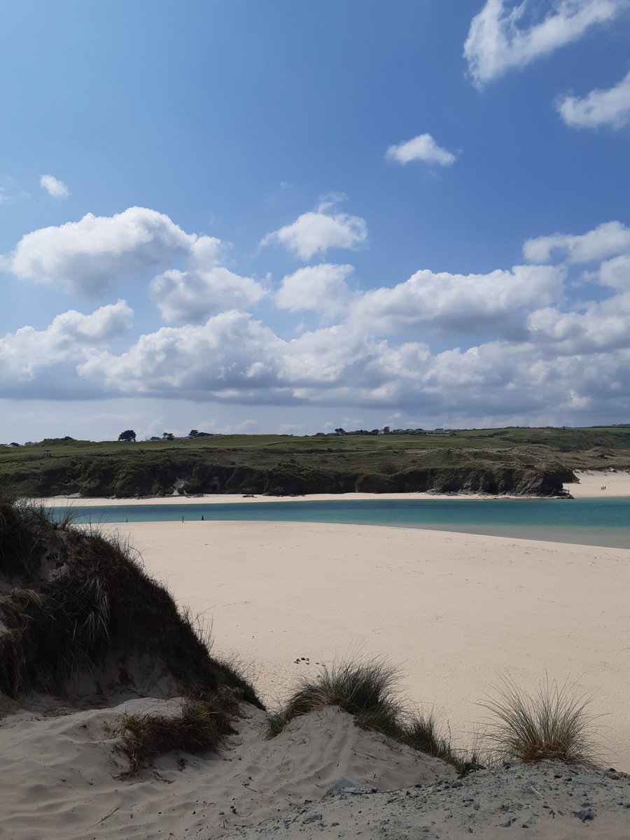 Two sides of the shoreline. Different vibes. I get absorbed, want to be fully present, capture my surroundings, but also want to be #writing in case I lose inspiration? #writingcommunity What is the secret? #lovedogs #CornishBeaches #sensoryoverload