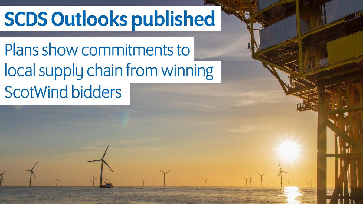 CrownEstateScot's tweet photo. Initial supply chain plans indicate £1.5b average investment in Scotland for each of the 17 ScotWind offshore wind projects. The plans &amp; interactive map have been published today: https://t.co/4fXQw73jdc https://t.co/aueTVAmTMo