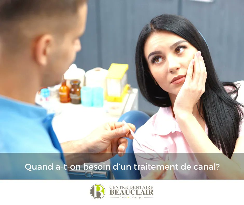 DreBeauclair's tweet photo. Question 🙋 : Quand a-t-on besoin d’un traitement de canal?

Réponse : Lorsque la pulpe dentaire est infectée. Ceci peut arriver à cause d’une fissure de l’émail, une carie profonde ou un accident. Les bactéries peuvent ainsi pénétrer la dent et infecter la pulpe. https://t.co/zEWy8924n8