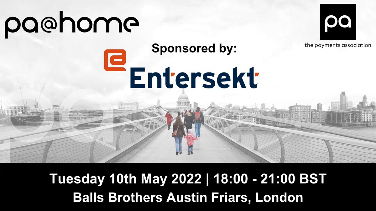 ThePAssoc's tweet image. There are less than two weeks to go until PA@Home takes place.
Sponsored by Entersekt, taking place in-person on Tuesday 10th May, and returning to Balls Brothers Austin Friars, London from 6 - 9 PM BST. 

Register now: okt.to/015lNk

#TPACommunity #networking #event