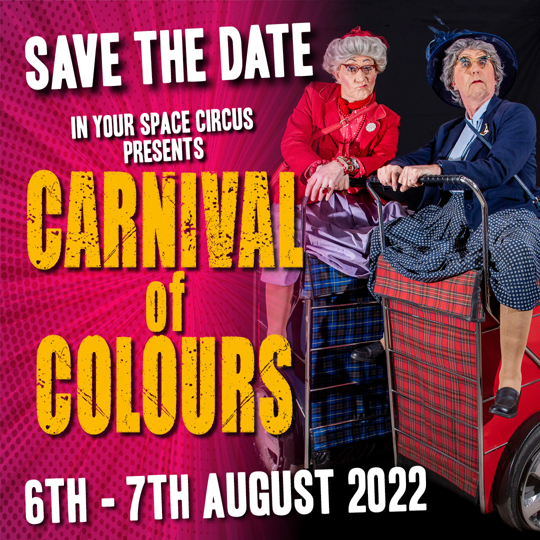 Well, well, well.. would you look at that... It's only a SAVE THE DATE for Carnival of Colours 2022! 🎪🤸‍♀️ The North-Wests best Circus festival is taking over Derry City Centre for a circus street party like no other! 🤹‍♀️ #circus #artsni #derry #legenderry