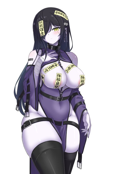 #オリジナル 
キョンシー娘
ずっとオリキャラを描いてみたかった 