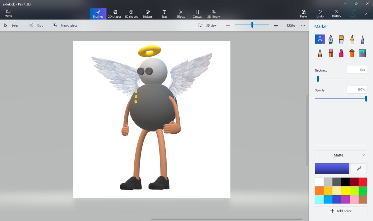 _Nftito's tweet photo. I always wanted a sidekick with wings so he can take me anywhere... So, I got bored in one of my webinars and drew this in my notebook, then I decided to try and create it using Paint 3D in Windows and here's the result! 
@Sidekicks_Lab @ozawa_colin @SeanMacwilliams 
 #FANART https://t.co/ZXBxGBJHN3