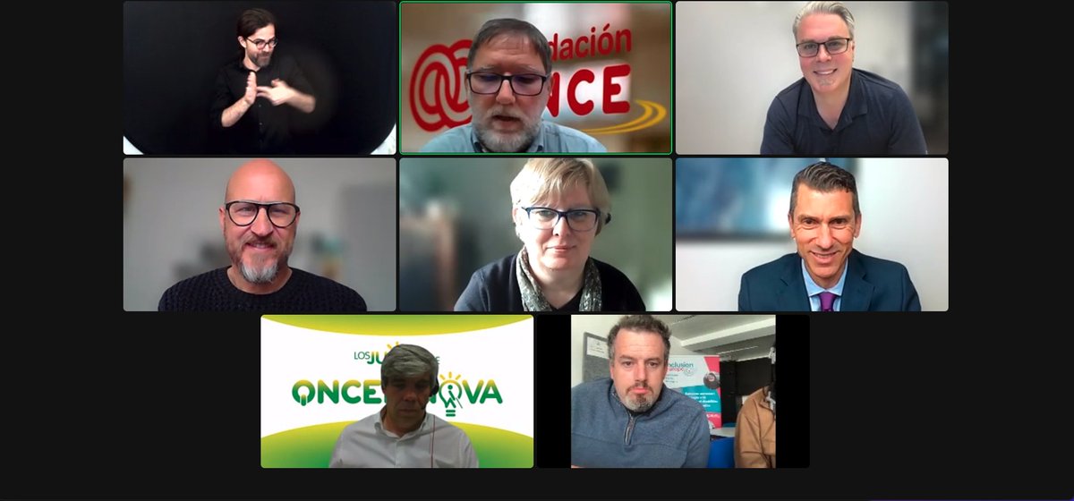 Fundacion_ONCE's tweet image. Hemos celebrado una jornada con representantes de empresas tecnológicas y personas con #discapacidad para hablar de barreras en el teletrabajo, en el marco de #Accessibilitech. 

Reclaman todos más trabajo conjunto.

ow.ly/T6f850ITiPG

@Google 
@Microsoft 
@AtosES