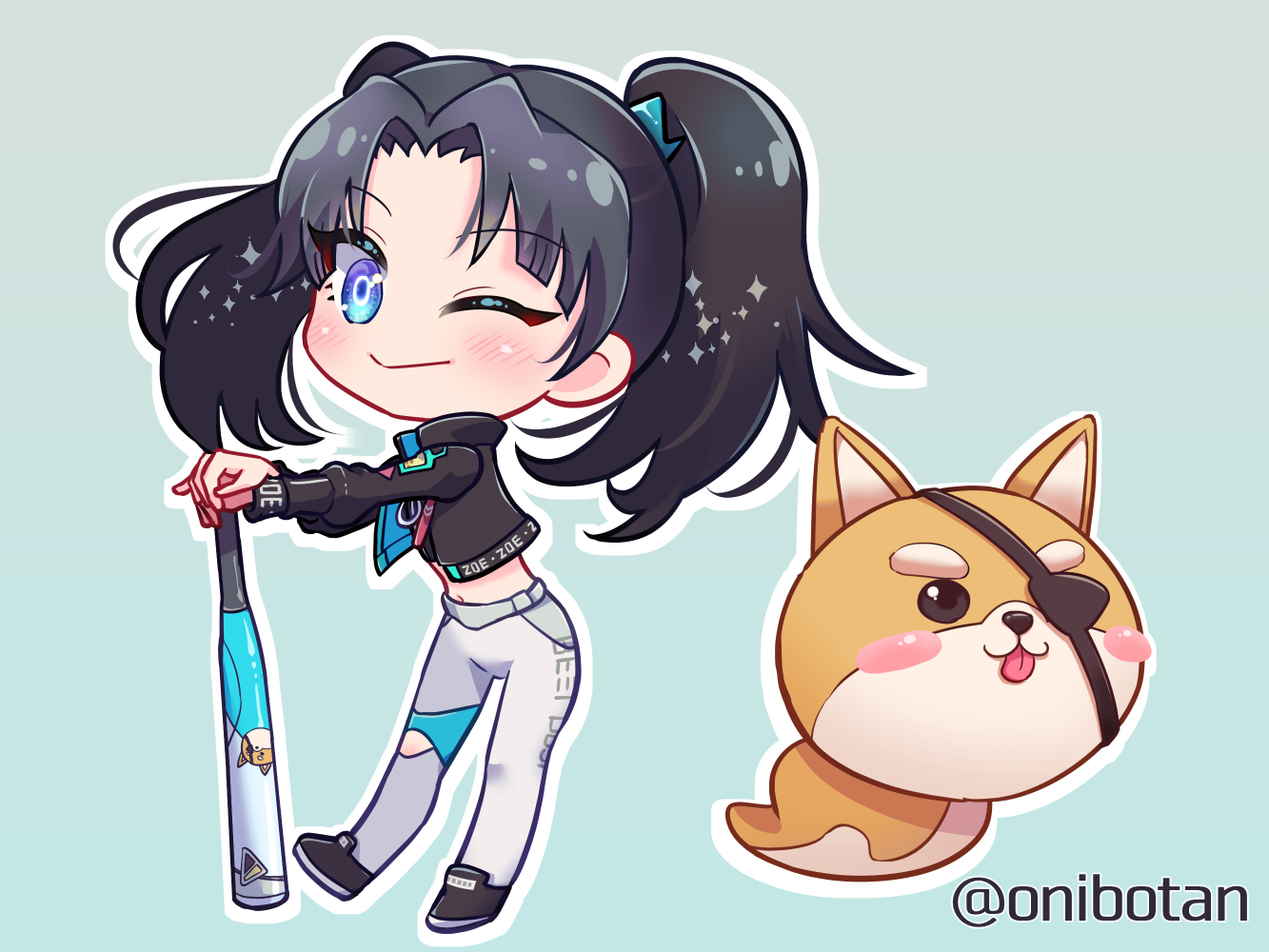 ミキオ お絵描き番 ゾーイクラッシュとサージェントシバ Fortnite Fortniteart フォートナイト フォートナイトイラスト T Co Add2j4xl1j Twitter