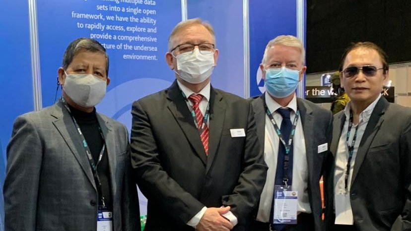 SEA_Limited's tweet photo. What a day! Stand 1545 at #adas2022 has been busy! Planning to attend? Our team of experts would be delighted to discuss the vital role our intelligent ship and fleet protection systems play in enabling optimum operational success and advantage. 
#maritime #defence #technology https://t.co/flXilNyol8