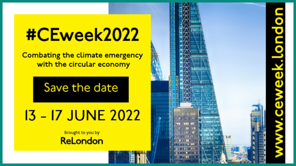 🚨Circular Economy Week 2022
📅 13-17 June 
#CEweek2022 What is the role that circular economy can play in helping a green recovery?
📌 Find out in London, UK 🇬🇧
🖱 https://t.co/g7cFdOviKS

#URBIOFIN #BBI2020 #biobased 
#EU #EU_H2020 #Bioeconomy #CircularEconomy #EIPAgriCircular https://t.co/KekXoxaxM3