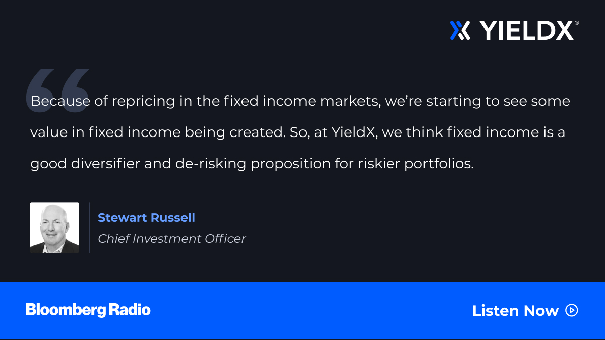 YieldX, an FNZ company (@yield_x) on Twitter photo Stewart Russell covers the fixed income markets in 5 minutes or less on <a href="/BloombergRadio/">Bloomberg Radio</a>. Catch up on everything you need to know by listening to the segment here: bloom.bg/3rQg1fI Stewart Russell covers the fixed income markets in 5 minutes or less on <a href="/BloombergRadio/">Bloomberg Radio</a>. Catch up on everything you need to know by listening to the segment here: bloom.bg/3rQg1fI