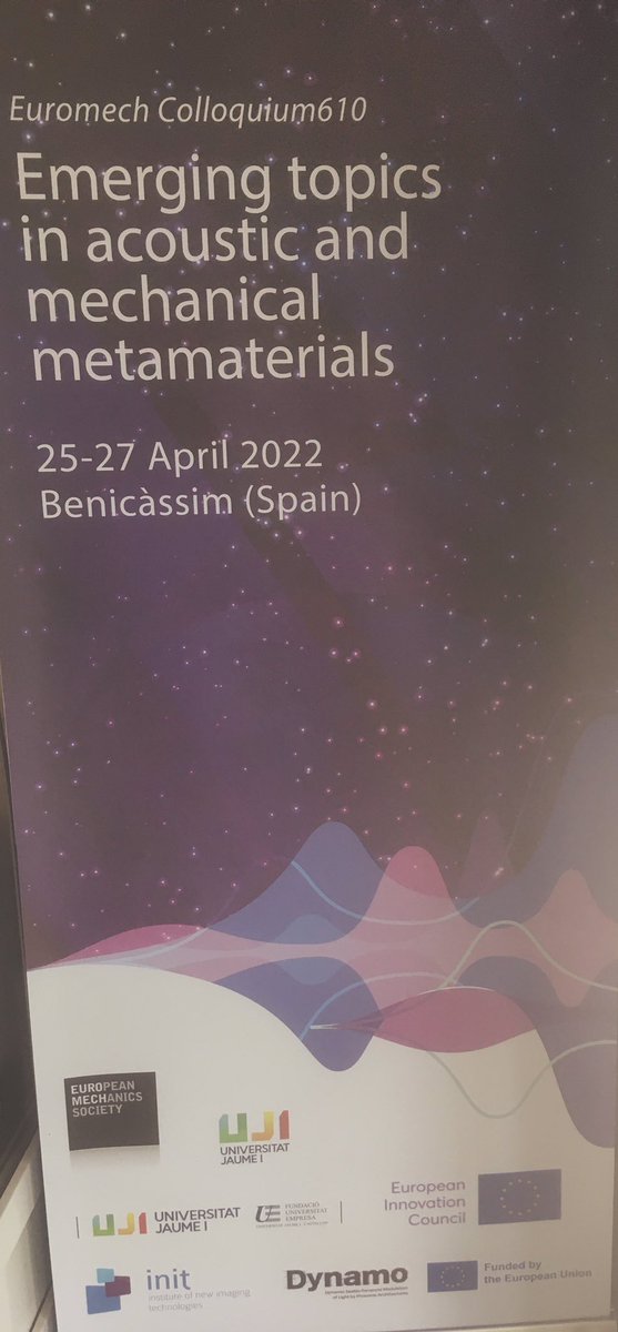 MJMirzaali's tweet photo. Happy to attend and present our works “Mechanical meta-materials: a match between microarchitectures and materials” at #euromech colloquium meeting https://t.co/yVULeB41vl. Had a nice discussion with peers in the field, and looking forward to future collaborations.@amir_zadpoor https://t.co/RWRofMzJ4Y