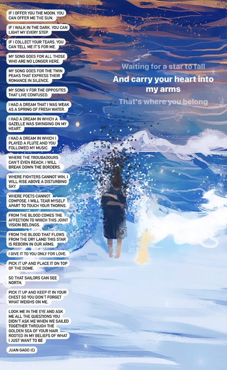ionztomo16's tweet photo. I JUST WANT TO BE (Juan Gago)
#ijustwanttobe #mylovefromthestar #poetry #aesthetic #writinginspiration #mymusic https://t.co/sLcmBWi9Ed