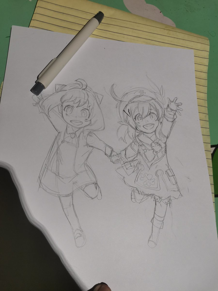 c_caloos's tweet photo. Sketched my two best Girls 😍💖
#anya #klee #SPY_FAMILY #art #sketch #genshin #genshinimpact #anime https://t.co/gJoKkraDTp