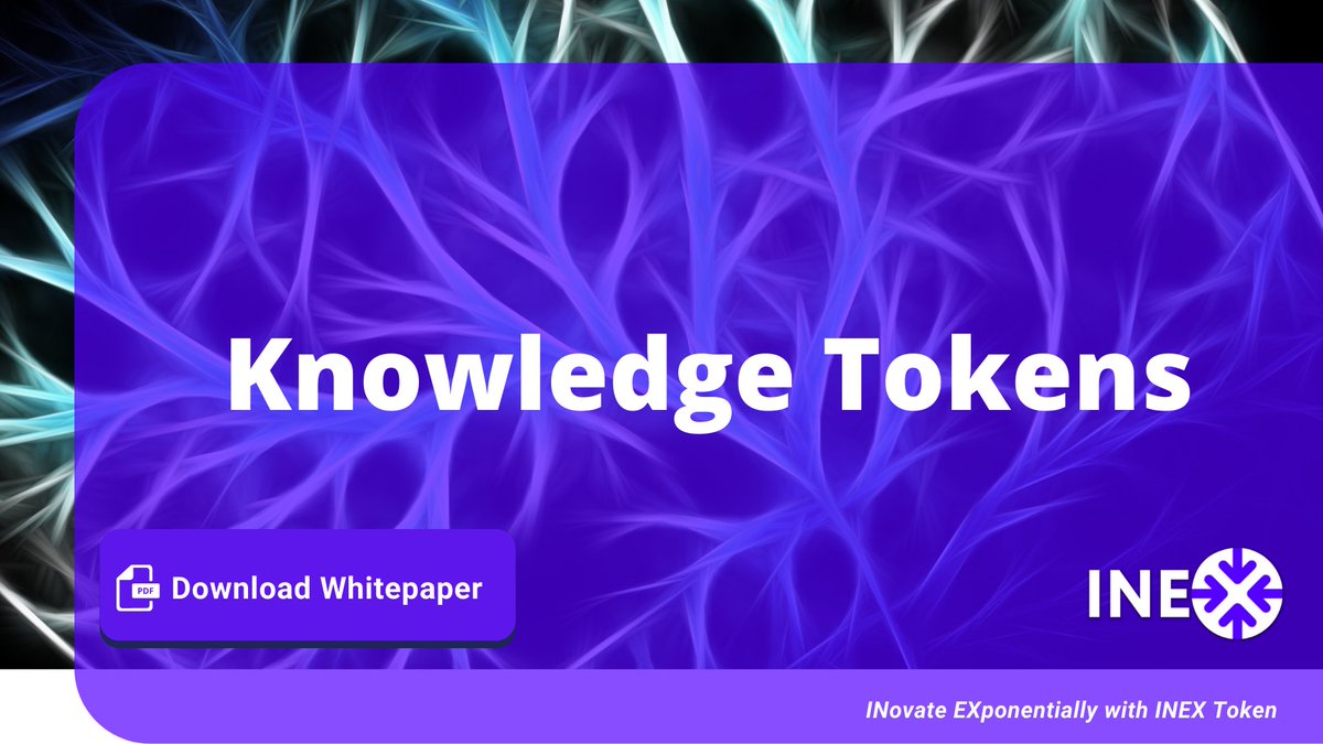 INEX_token's tweet photo. #KnowledgeTokens have different forms but in most cases, in a form of #NFTs could be organized into personal knowledge collections representing a verified portfolio of knowledge and capabilities of an individual user or an organization.

🟣 More details: https://t.co/ermezKCjuk https://t.co/djPYjWzzcC