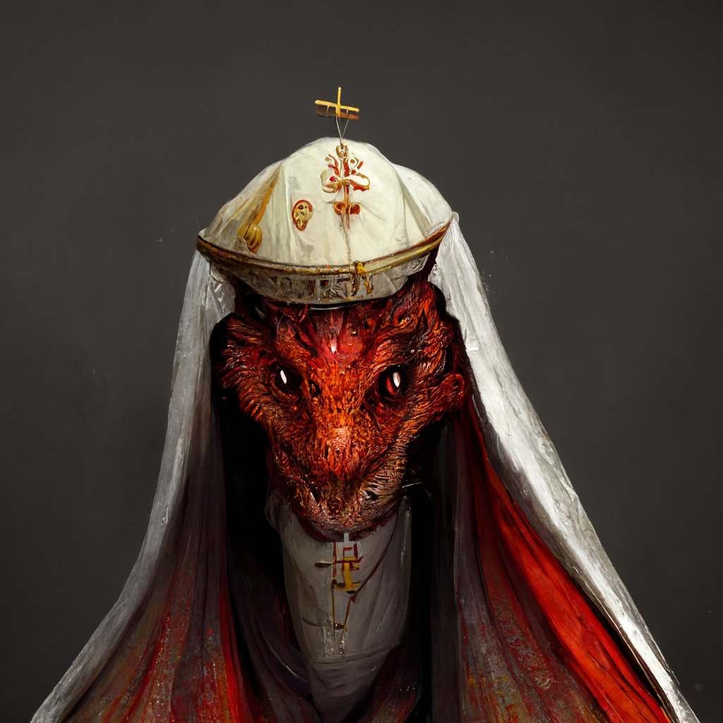 CCDDBB's tweet photo. "Dragon Pope"
#midjourney #pope #aipope https://t.co/8u3AP8o3X5