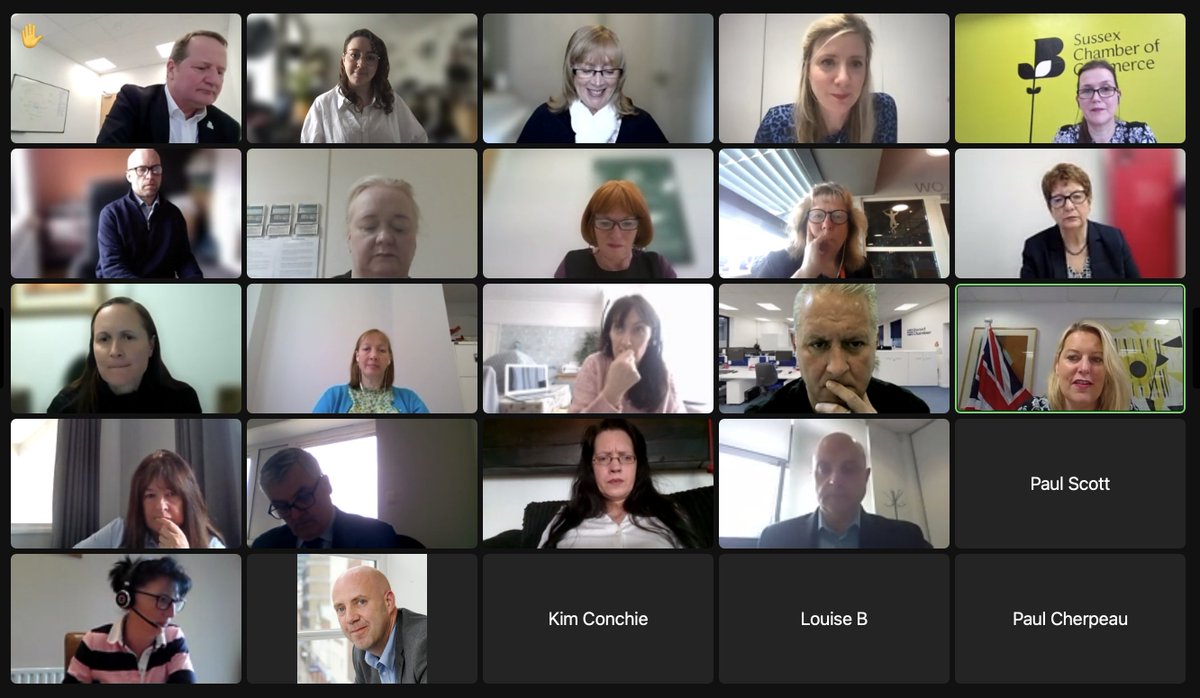 Fantastic to have <a href="/DWP/">DWP</a> Minister for Employment <a href="/mimsdavies/">Mims Davies MP</a> on our Chambers CEO call this morning to talk about the Way to Work scheme and all things job creation.

A great conversation, feeding back the situation on the ground for businesses in our regions.