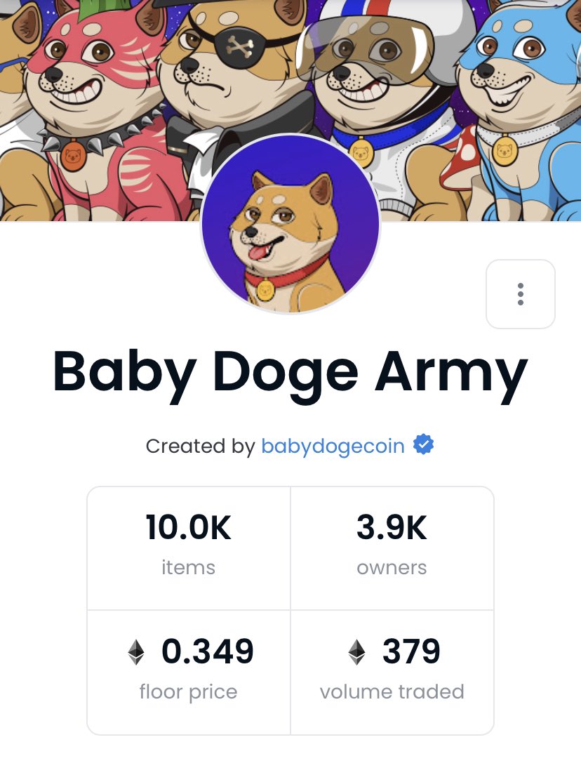 Baby Doge NFT tweet media