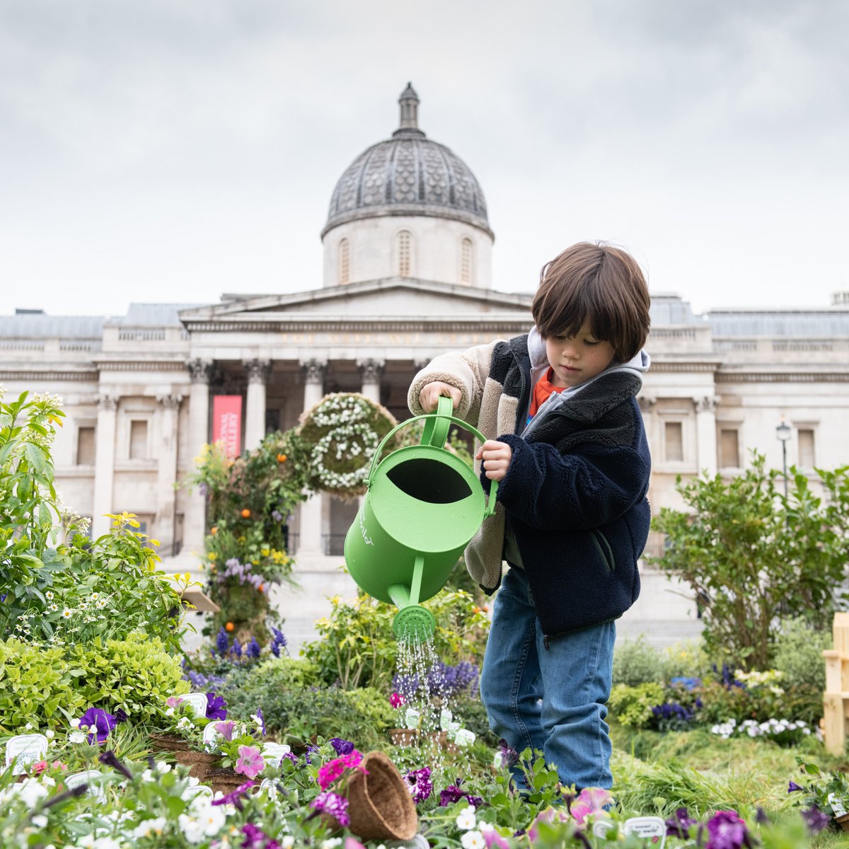 WE'VE TURNED TRAFALGAR SQUARE GREEN

And before you ask, yes, green. Not blue.

We've rewilded Trafalgar Square as part of our Big Rewild campaign - bringing more than 6,000 plants, flowers and trees to the city in the process. Which is at least 5,994 more than we have at home.