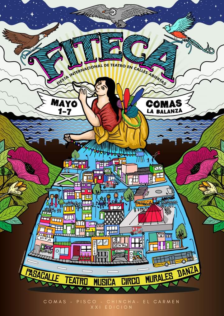 abelgilvonio's tweet photo. Vecinas y vecinos del mundo...
Desde los cerros de Comas los pututos nos convocan 
Por una vida digna y maravillosa
De la nada todo y de todo lo imposible
Del 01 al 07 de Mayo XXI #FITECA 2022 La Balanza- Comas
La programación esta espectacular y viene del pueblo de todo corazón. https://t.co/y4IHu50bYE