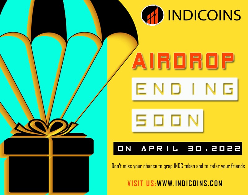 INDC airdrop will be end soon. Happy trading with us  #indicoinsexchange #indicoins #tamilnaduexchange #cryptoexchange #zerofeesexchange #fencoin #bitcel #beldex