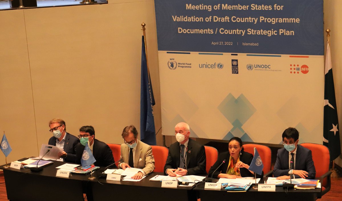 Today <a href="/UNICEFPakRep/">Aida Girma</a> presented our 2023-2027 Country Programme, developed with <a href="/GovtofPakistan/">Government of Pakistan</a>, to Member States. It will support 🇵🇰's  efforts to accelerate girls' and boys' rights to survival, development, protection &amp; participation, with a focus on the most deprived. <a href="/UNinPak/">United Nations Pakistan - اقوام متحدہ پاکستان</a>