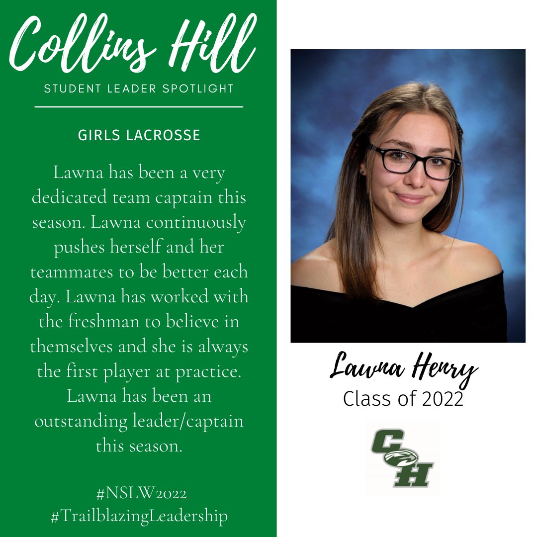 collinshill's tweet photo. Our Day 3 Student Leadership Spotlights! https://t.co/RKQVjd34tp