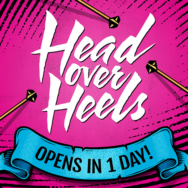 Rambunctious Theatre Company's Head Over Heels opens This Thursday! Link in bio! 🪁
