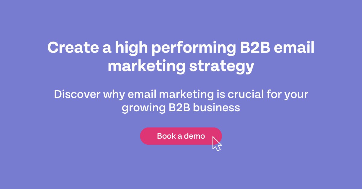 If you want to get started on your email marketing journey but need some further support, or you're interested in trying out email for your B2B business, get in touch to see how we can help you: bit.ly/2VTbwk0