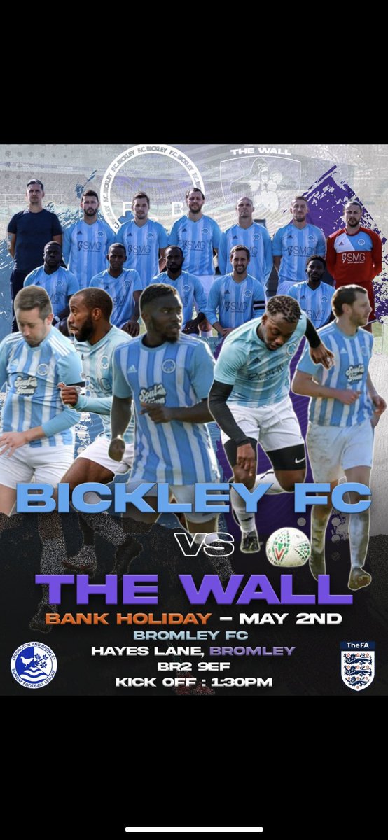 FcBickley's tweet photo. Let’s go 🔵⚪️🔵⚪️

Please come down and show your support 💙

Shout out to @AA_MediaStudios for the graphics 🔥🔥 https://t.co/SxQtGw4oIf