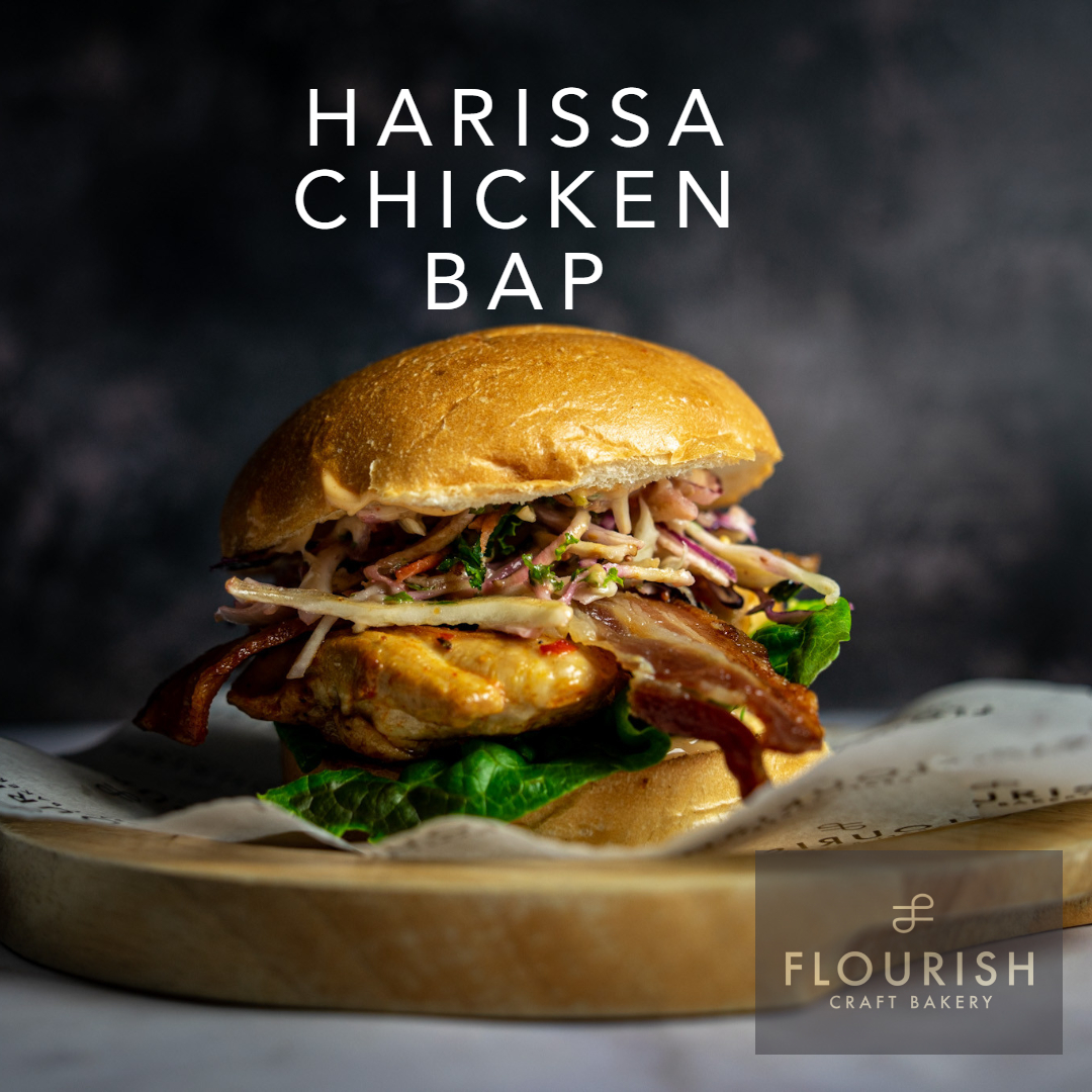 One of our best sellers in the cafe!
flourishbakery.com
 #harissachicken  #watford  #lunchidea  #craftbakery  #rawslaw  #dirtyfood