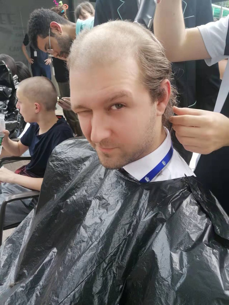 BSGNAE's tweet image. An amazing day at #BSGNAE - student council led fund-raiser. Hair donation and head shave, for a great cause, supporting a local organisation who make wigs for children with cancer. Well done BSG! @Sarah_Newton21 @Desert_Cupcake