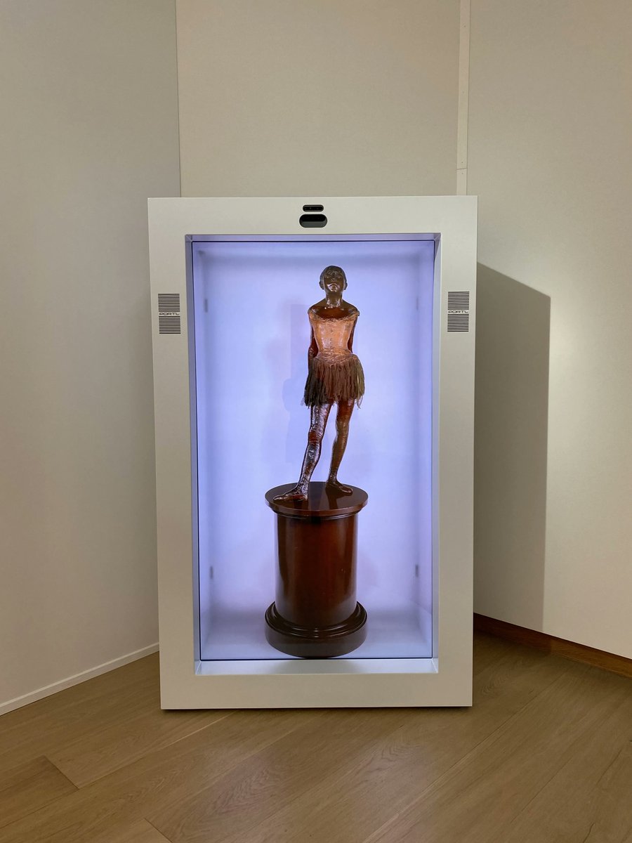 artnet's tweet photo. Christie’s is sending a hologram of a $20 million Edgar Degas ballerina on a world tour to avoid the cost and complexity of shipping: https://t.co/sPTJbuVDbD https://t.co/JolNT2r3eZ