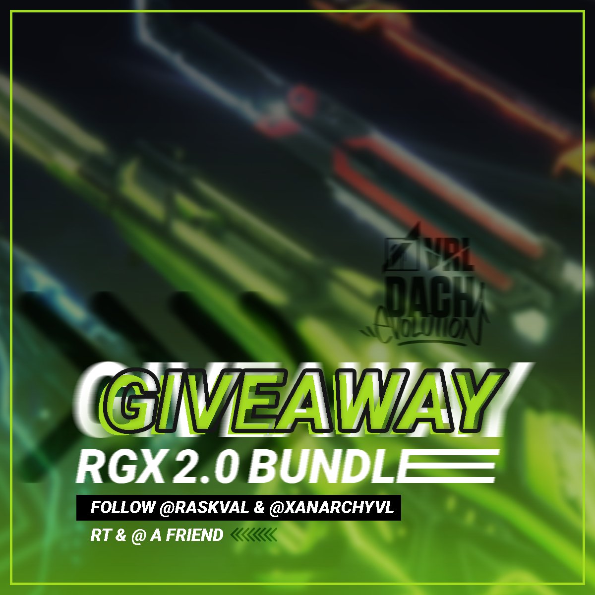 After qualifying to <a href="/valleague_dach/">HanseMerkur Challengers DACH</a> , me and <a href="/rAskVAL/">Roberts R /rAsk/ 🇱🇻</a> decided to giveaway 𝗥𝗚𝗫 11Z Pro 2.0 bundle 🔥

To enter: 
👉 Follow @raskval &amp; <a href="/xanarchyvl/">nico</a>
👉 Retweet this tweet
👉 Tag a friend

Winner will be selected on 04/05/2022 ❤️