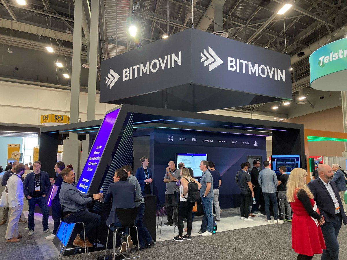 bitmovin's tweet photo. #NABSHOW DAY 4 🥁

Last day to catch us at the booth W10109 and meet the team behind the most advanced streaming technology available today!

https://t.co/hJ0E8TYVo3

 #NAB2022 #NABShow #broadcast #DareToStream #FutureOfVideo https://t.co/wKP7wfum1u