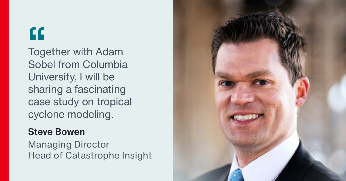 Reinsurance_Aon's tweet photo. Join @SteveBowenWx on May 4th for new insights into climate’s influence on US Florida Hurricane risks.

Join us at #ImpactForecasting Revealed in New York: https://t.co/offQCMbUHm https://t.co/LH63Gv19in