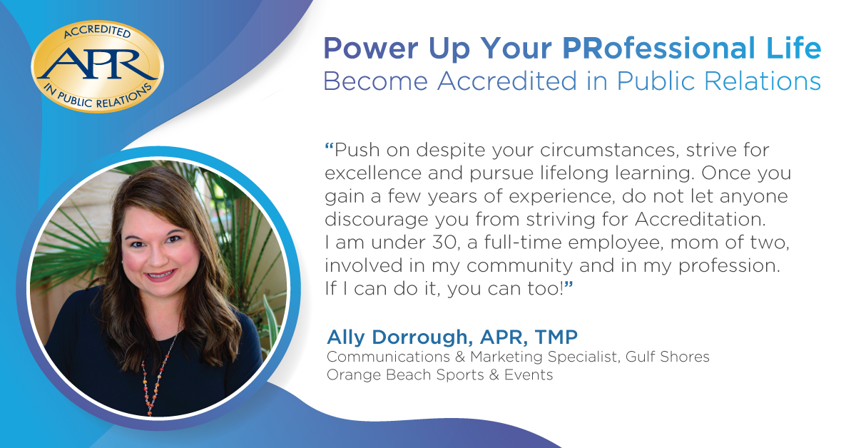 Get accredited in Public Relations! Learn more at nfprsa.org/Accreditation. #APR #PRSA