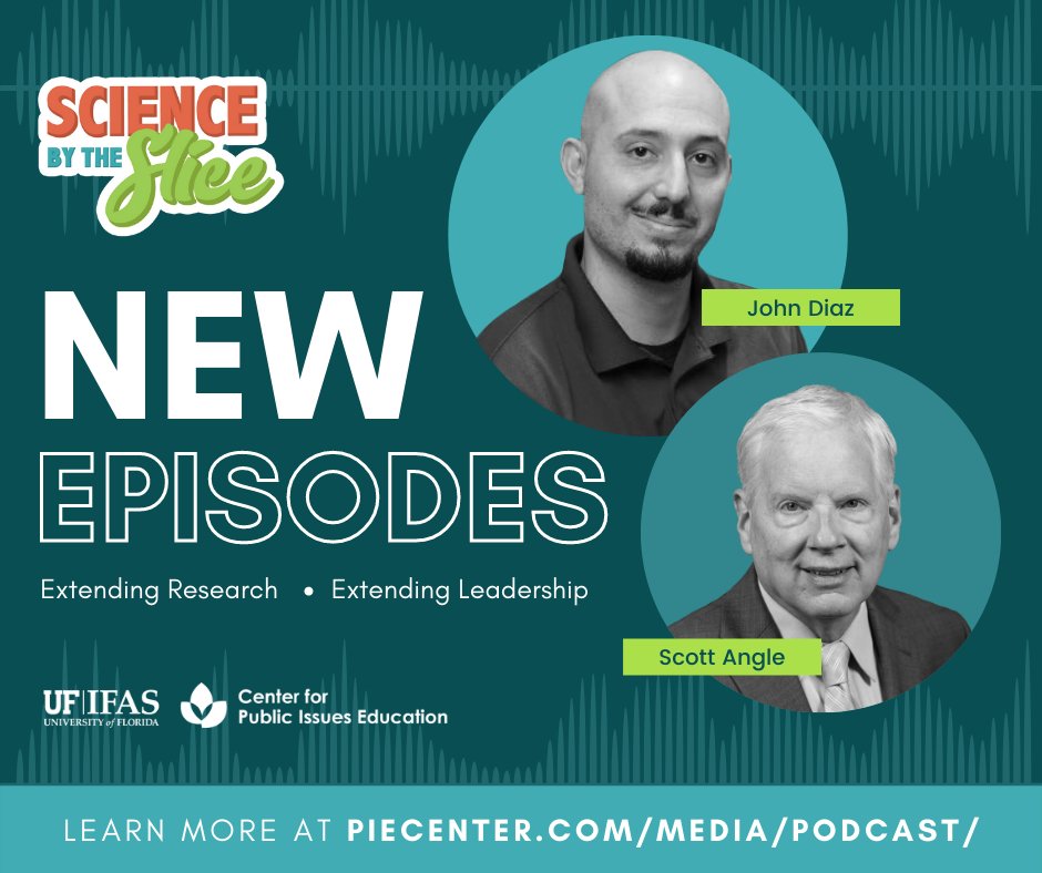 Part 2 of our Extended Dialogue podcast series on DEI in UF/IFAS Extension is streaming now! In these episodes, hear from guest speakers John Diaz and Scott Angle. 

piecenter.com/media/podcast/