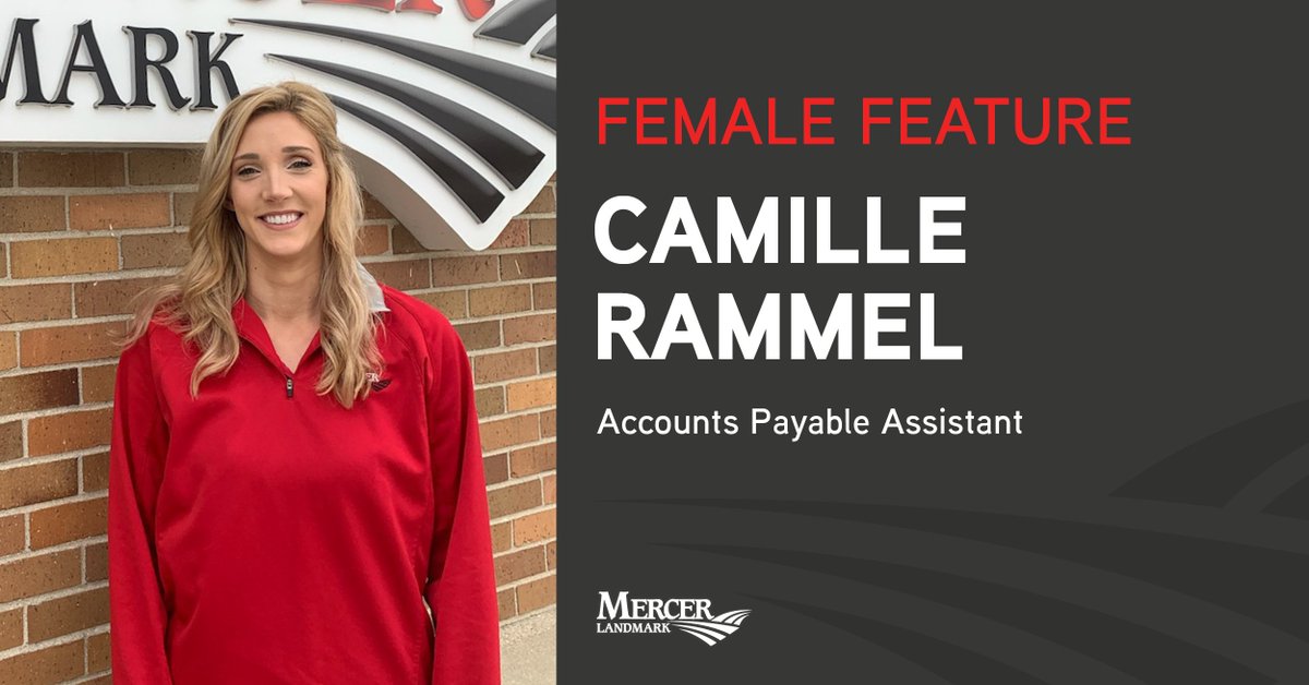 MercerLandmark's tweet photo. For our April #FemaleFeature, meet our Accounts Payable Assistant of 3 years, Camille Rammel.
Thank you, Camille, for following your passion of agriculture and being apart of our team.
#MercerLandmark #CareersInAg #FemalesInAg https://t.co/lsqbPXsw8p