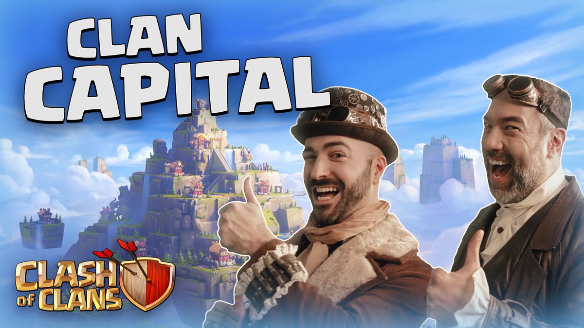 Welcome to CLAN CAPITAL, a huge mountain fortress above the clouds where Clans build together and battle together! 

youtu.be/mkH7rVb6V68 

#clashofclans #clancapital