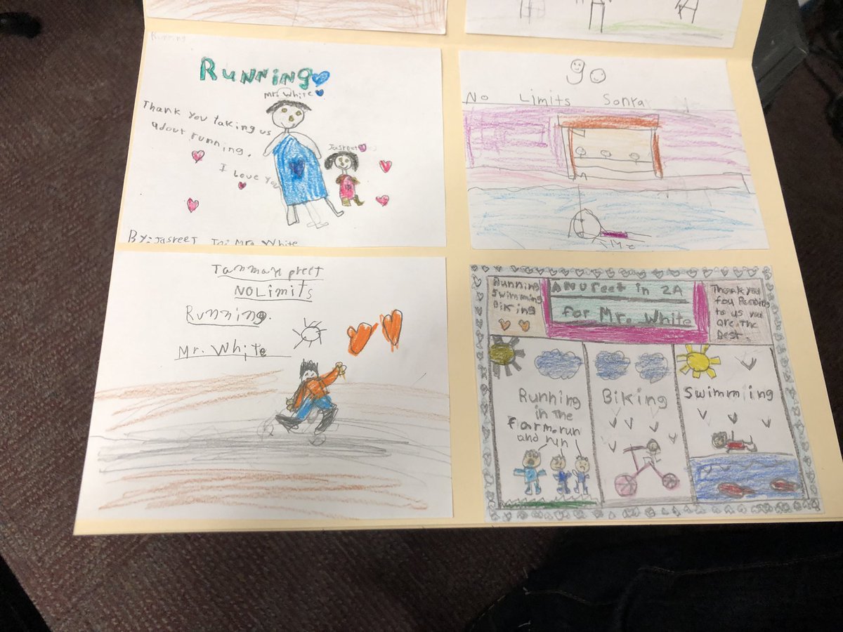 1in5kidz's tweet photo. Wow! I was in the office today and noticed a big envelope slipped under my door from @LarkspurLibLC I read to the students during #BlackHistoryMonth and talked about my #ironman journey.  This is going up on the wall THANK YOU! @PeelSchools https://t.co/c1m63w1569