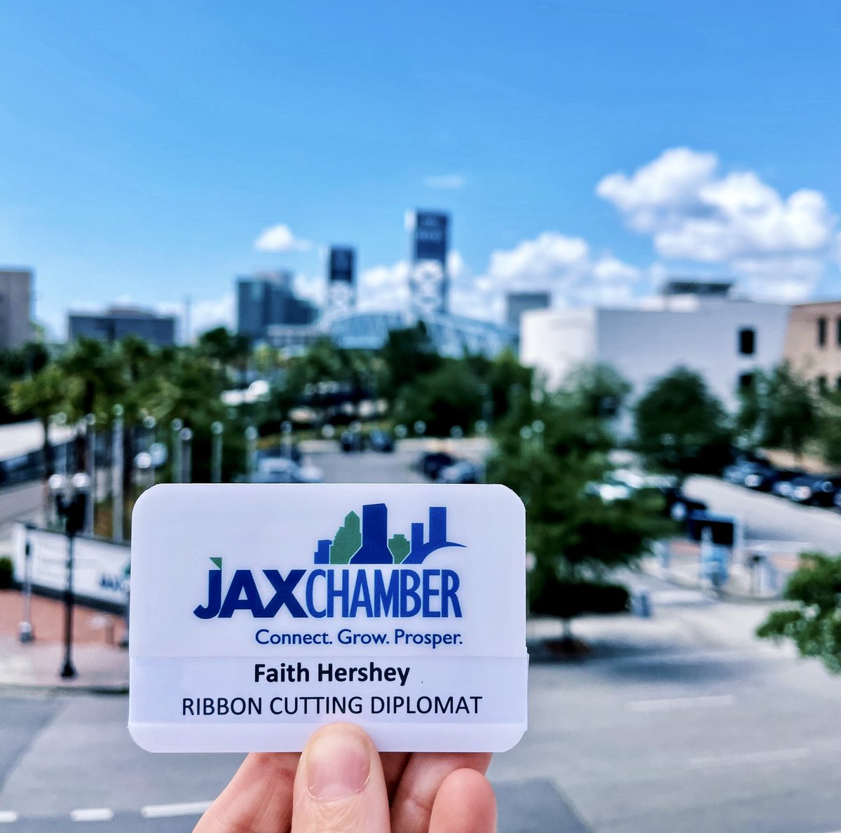 faithhersheycre's tweet photo. I 💙 being a part of the Ribbon Cutting Committee with @JAXChamber. We focus on meeting new members and supporting them during their grand opening. It is a fantastic way to connect with the Jax community while meeting terrific business owners. 

#ilovejax #igersjax #dtjax #CRE https://t.co/XuPpP50OPb