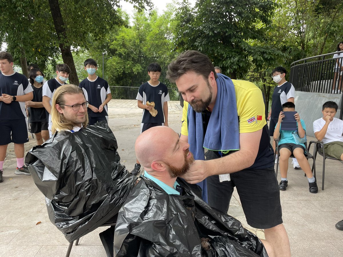 BSGNAE's tweet image. An amazing day at #BSGNAE - student council led fund-raiser. Hair donation and head shave, for a great cause, supporting a local organisation who make wigs for children with cancer. Well done BSG! @Sarah_Newton21 @Desert_Cupcake #cancer #community
