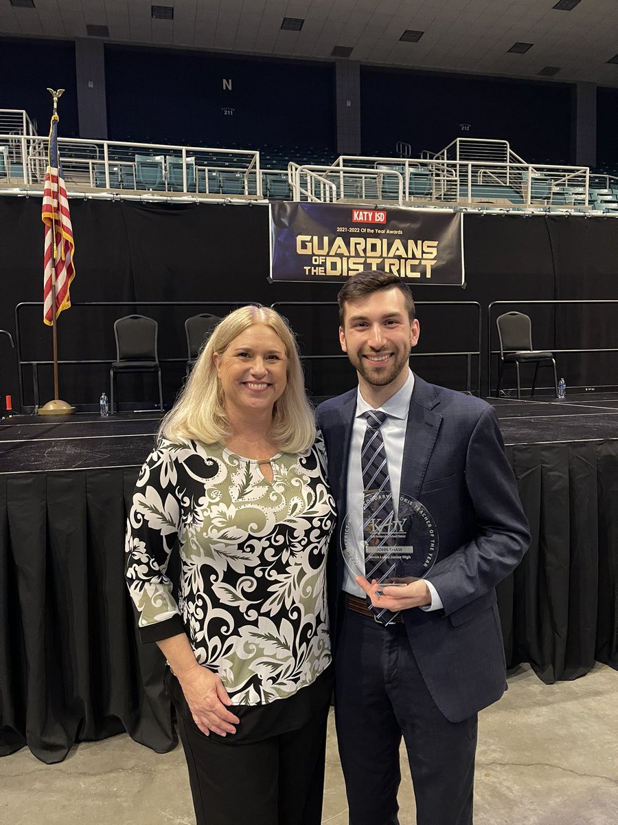 NintenJohn's tweet photo. By the way, if you didn’t know, I was named Rookie Teacher of the Year for Katy ISD! Love my job, love my kids, and love getting to teach music every day! ❤️ https://t.co/vIzPVboX2f