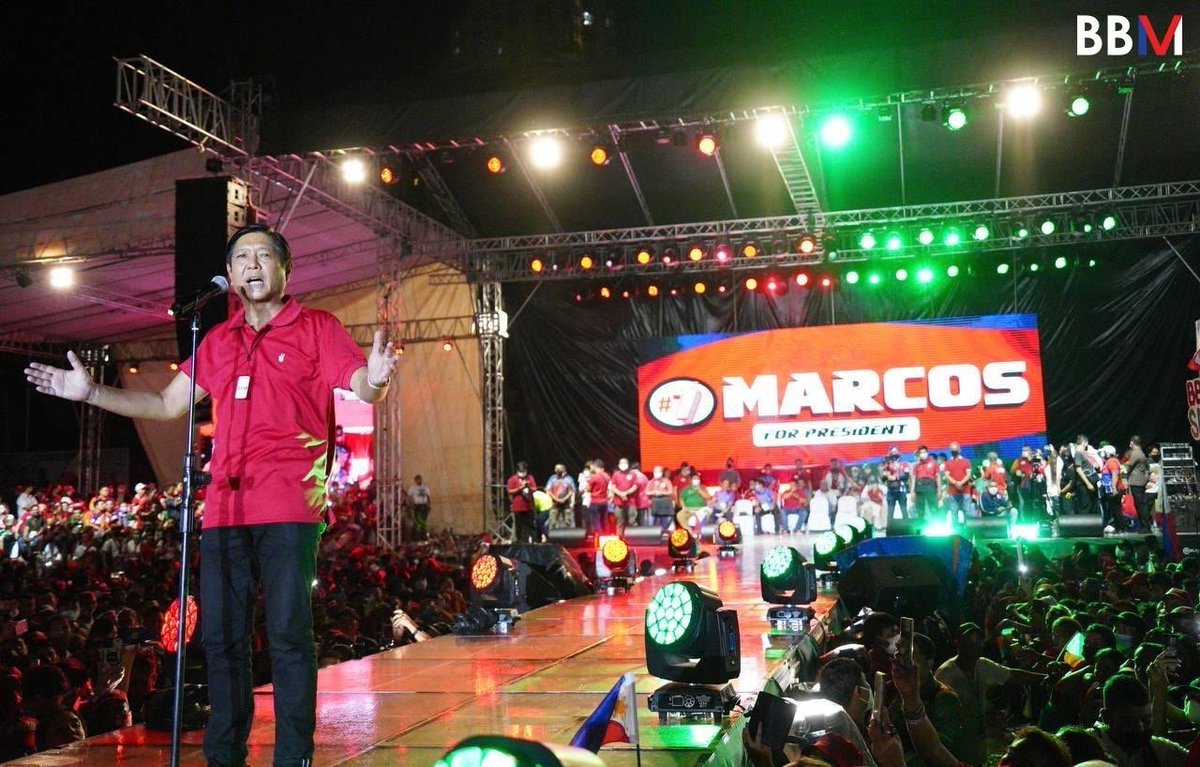 bongbongmarcos's tweet photo. Maraming Salamat Cagayan De Oro City at Misamis Oriental sa handog niyong solid na solid na suporta! 

Pinuno niyo ng kasiyahan ang aming gabi! Mabuhay po tayong lahat! https://t.co/TwR5TWnxcV