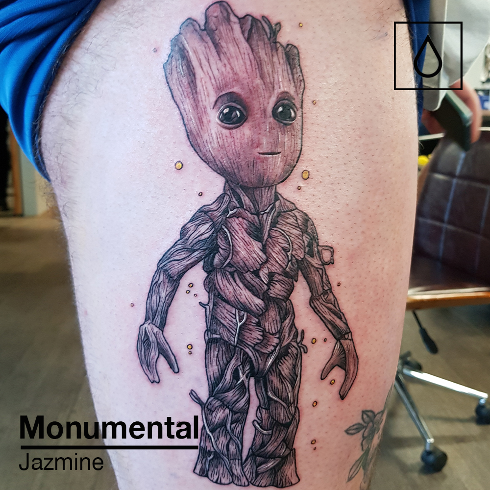 I AM GROOT  Guardians of the galaxy tattoo by nsanenl on DeviantArt
